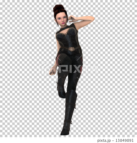 Women fighting 13849891