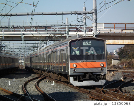 武蔵野線 205系 吉川美南駅 武蔵野線 205系 吉川美南駅 13850068
