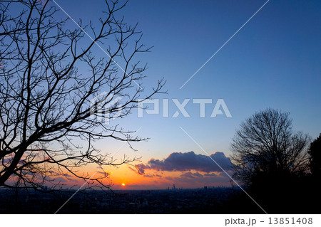 冬の夕景2 13851408