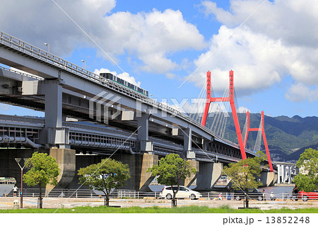 六甲大橋の写真素材
