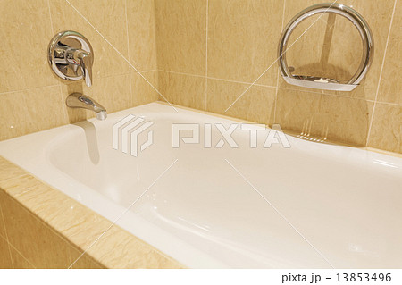 Bathtub in a luxurious hotel room 13853496