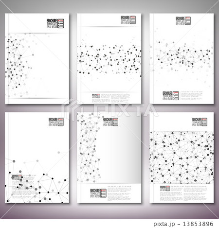 Molecule structure, interconnection network. Brochure, flyer or report for business, template vector Molecule structure, interconnection network. Brochure, flyer or report for business, template vector 13853896