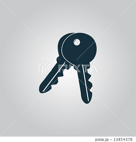 Keys sign icon. Unlock tool button Keys sign icon. Unlock tool button 13854376