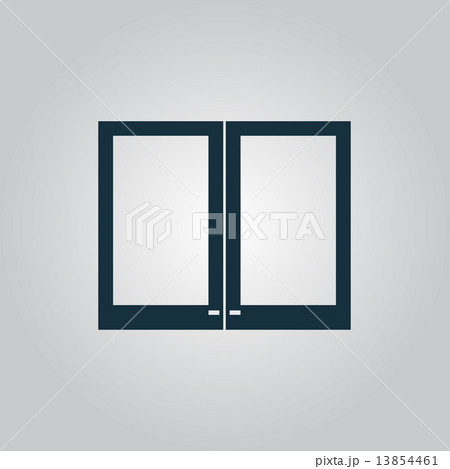 Two plastic Window icon, sign and button 13854461