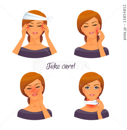 Sick woman character image 13854852