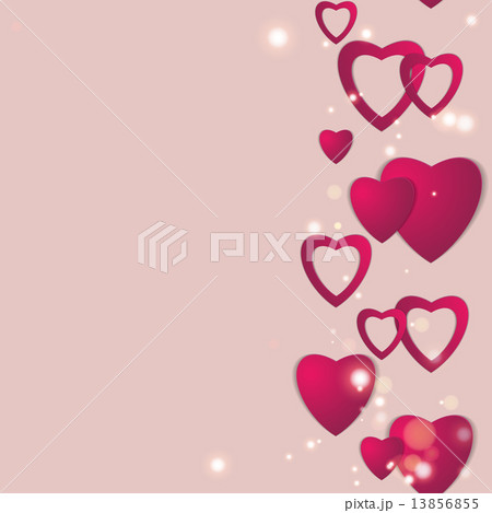 Valentines day. Abstract paper hearts. Love. Valentine background with hearts Valentines day. Abstract paper hearts. Love. Valentine background with hearts 13856855