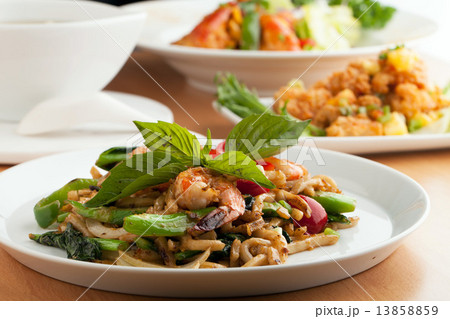 Variety of Thai Food Dishes 13858859