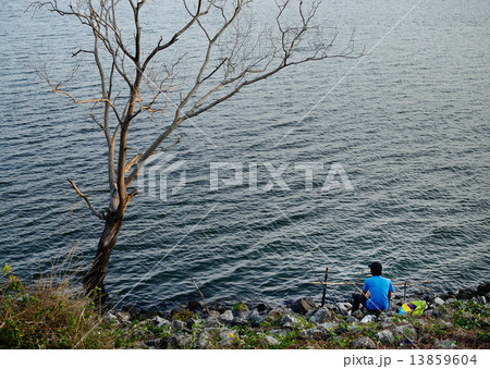 Fishing at lake 13859604