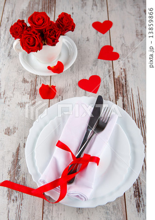 Beautiful set for romantic evening Beautiful set for romantic evening 13859866