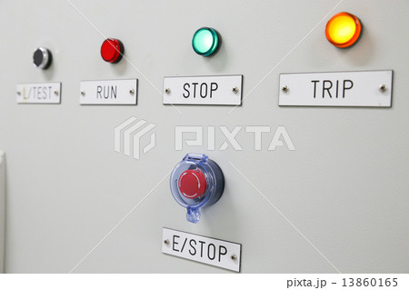 Close up of an Electric meter,Electric utility meters for an apartment complex  13860165