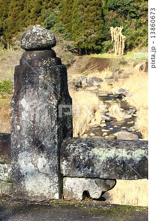 下鶴橋の欄干と八勢川 13860673