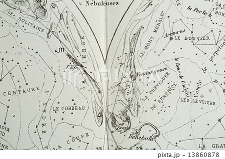 アンティークの天体図 乙女座 アンティークの天体図 乙女座 13860878