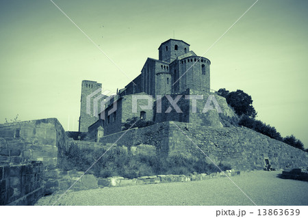 Vintage photo of Castle of Cardona Vintage photo of Castle of Cardona 13863639