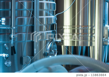 Closeup of  stell barrels 13863664