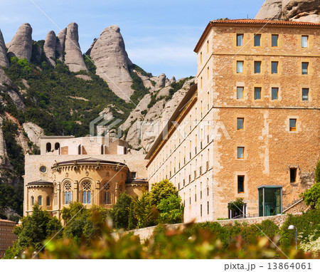 Santa Maria de Montserrat monastery in Pyrenees 13864061