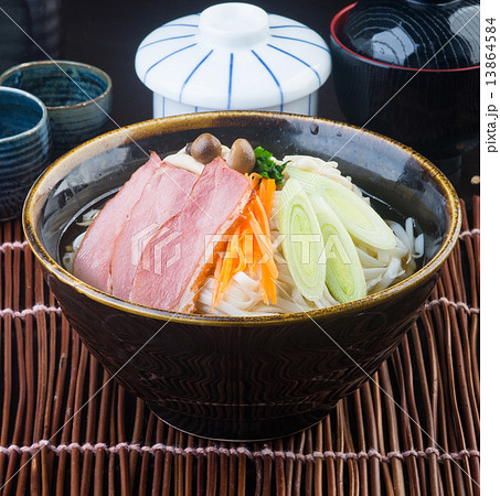 japanese cuisine. udon on the background 13864584