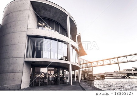 concrete office building concrete office building 13865527