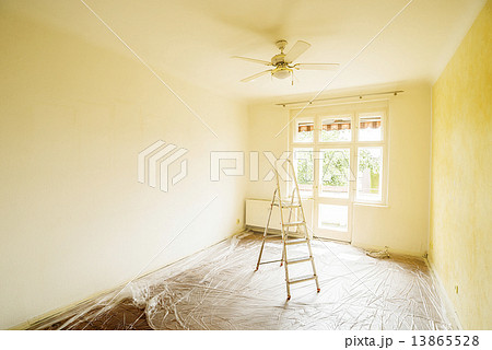 ladder in empty room ladder in empty room 13865528