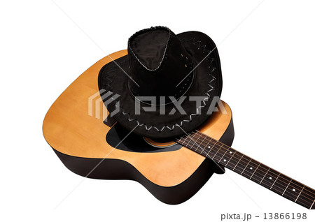 acoustic guitar and hat 13866198