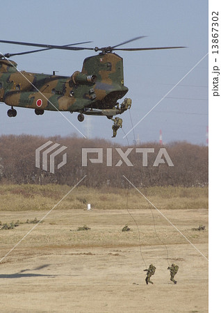 CH-47JA　ラペリング 13867302