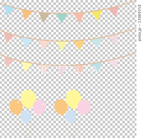 Triangular Garland Stock Illustration