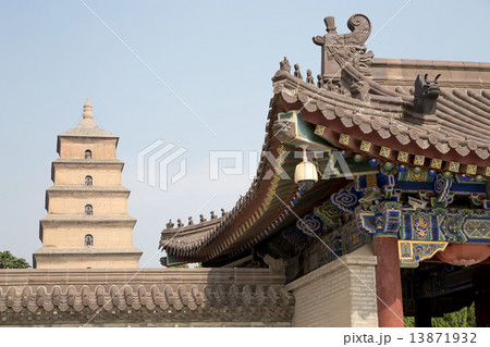 Giant Wild Goose Pagoda or Big Wild Goose Pagoda,Xian (Sian, Xi'an), Shaanxi province, China Giant Wild Goose Pagoda or Big Wild Goose Pagoda,Xian (Sian, Xi'an), Shaanxi province, China 13871932