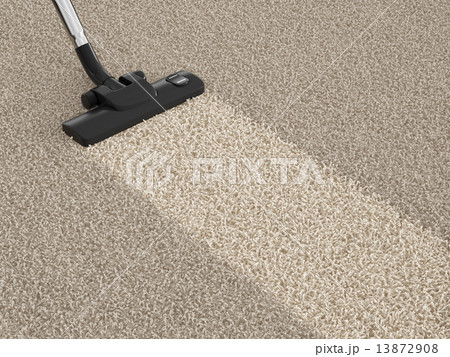 Vacuum cleaner hoover on dirty carpet. House cleaning concept Vacuum cleaner hoover on dirty carpet. House cleaning concept 13872908