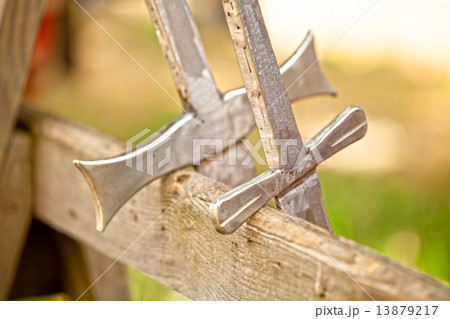 Two metal swords. Two metal swords. 13879217
