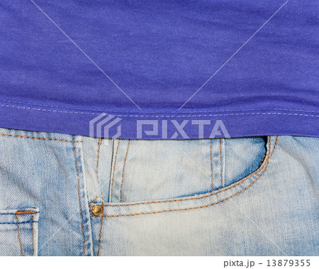 Jeans pocket for background 13879355