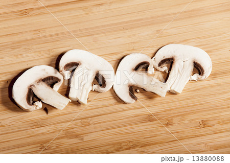 Mushrooms on the table. 13880088