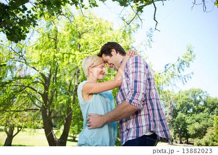 Cute couple at the park Cute couple at the park 13882023