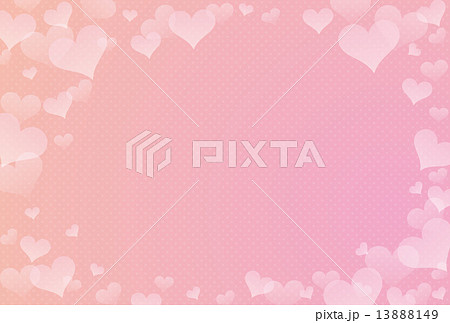 背景テンプレート ハート ポストカードのイラスト素材 背景テンプレート ハート ポストカードのイラスト素材