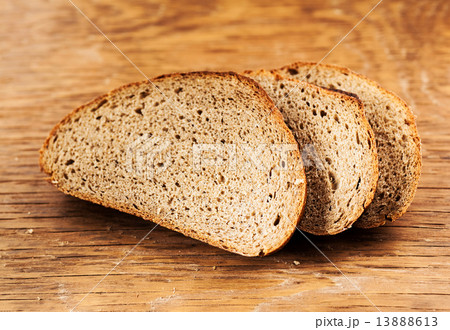 Three sliced rye bread Three sliced rye bread 13888613
