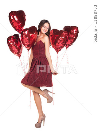 Happy young woman 13888733