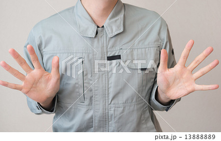 作業服の男性 作業服の男性 13888889