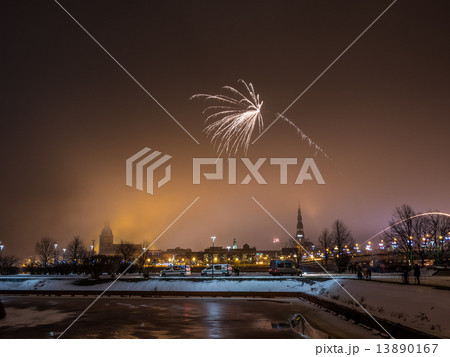 Cute fireworks in west europe country, Cute fireworks in west europe country, 13890167