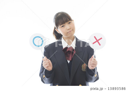 制服を着た女の子 13893586