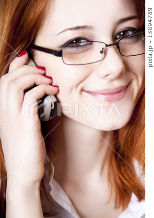 Business women calling by phone. 13894789