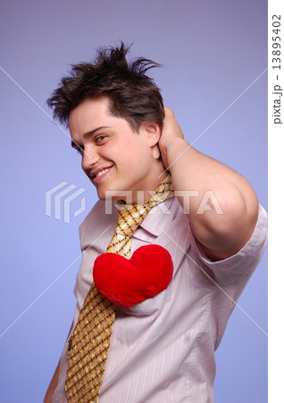 Beautiful boy with heart in pocket, Beautiful boy with heart in pocket, 13895402