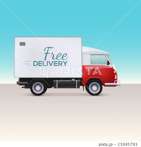 Delivery truck. Delivery truck. 13895793