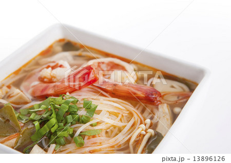Noodle in hot and sour eastern Thai style soup Noodle in hot and sour eastern Thai style soup 13896126