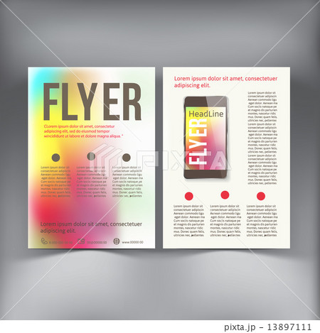 Abstract Brochure Flyer design vector template. Abstract Brochure Flyer design vector template. 13897111