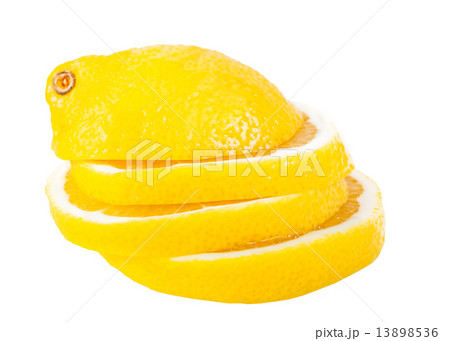 lemon slices stacked on each other lemon slices stacked on each other 13898536