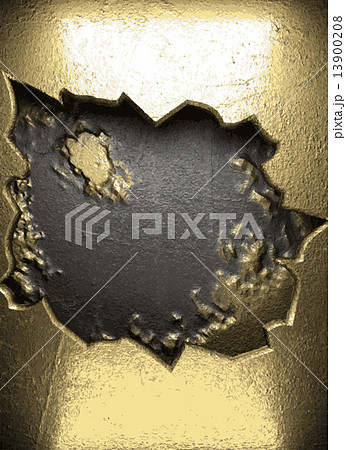 gold on concrete background 13900208