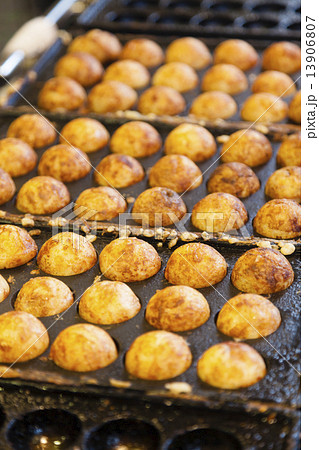 Takoyaki - Octopus ball, a popular Japanese street food 13906807