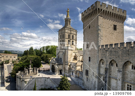 The Palace of Popes, Avignon, France The Palace of Popes, Avignon, France 13909766
