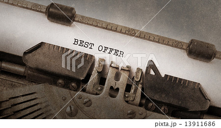 Vintage typewriter 13911686