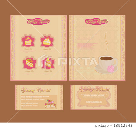 menu coffee shop set 13912243