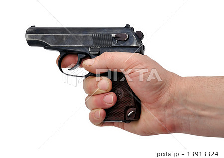 pistol in hand pistol in hand 13913324