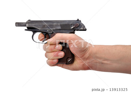 pistol in hand pistol in hand 13913325